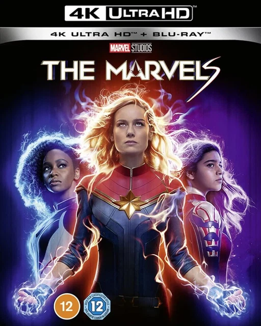 THE MARVELS 4K UHD 3D Blu-ray 3-Disc Combo Set Japan Region A
