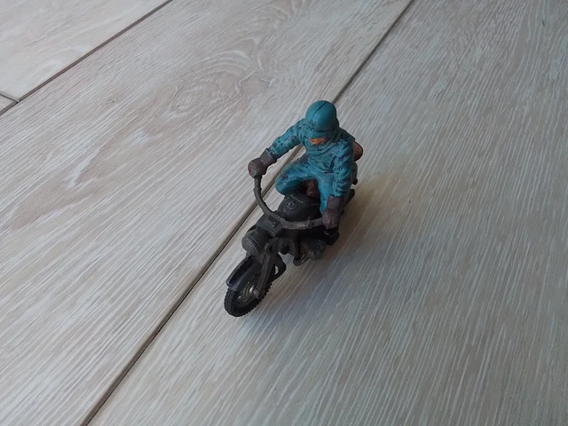 Figurine Britains Deetail - Moto BMW WWII Allemande Avec Pilote (manque Fusil)