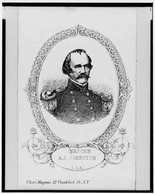 Major General Albert Sidney Johnston,c1875,Confederate States Army,Civil War