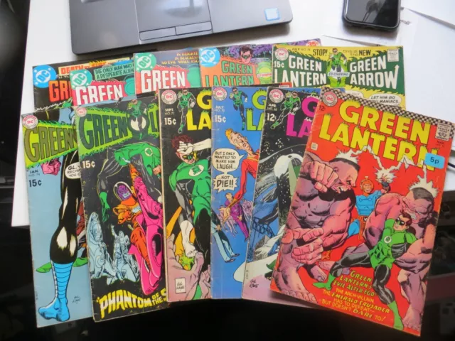 Green Lantern Silver - Bronze Age 11 Issues All Shown