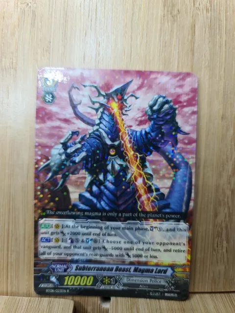 Cardfight!! Vanguard🏆SUBTERRANEAN BEAST MAGMA LORD- FOIL - BT08/023EN🏆TCG Card