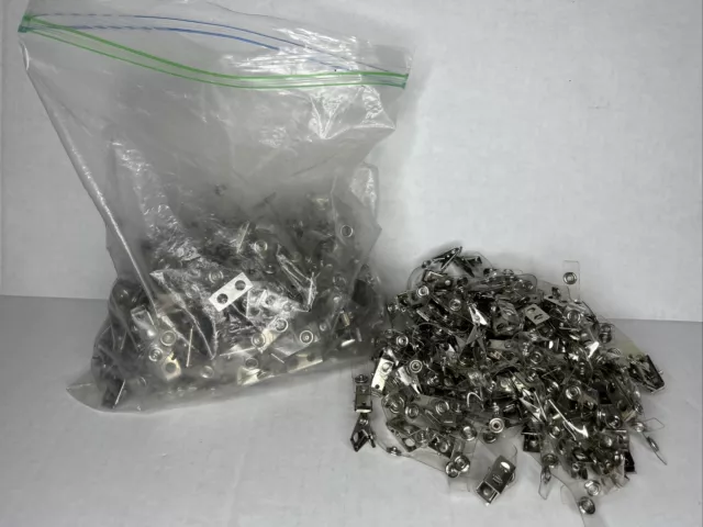 Basic employee badge clips - Approximately 300 count used