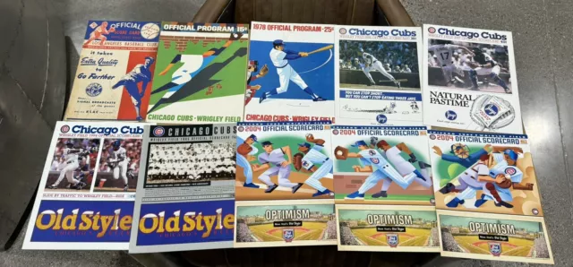 Wrigley Field Chicago Cubs Scorecard Lot Of 100 Different