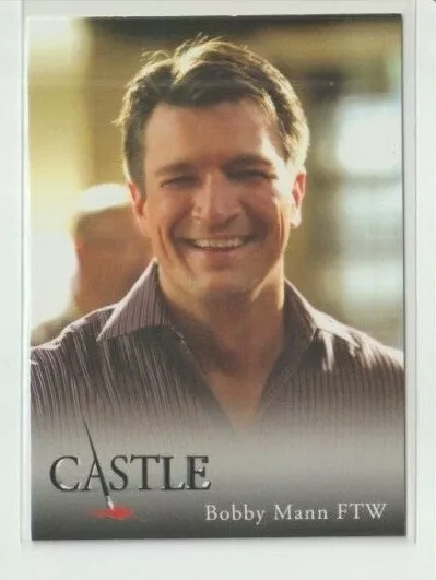 Castle TV Show Seasons 1 & 2 Trading Card Nathan Fillion Richard Castle #55 Castle TV Show Seasons 1 & 2 Trading Card Nathan Fillion Richard Castle #55