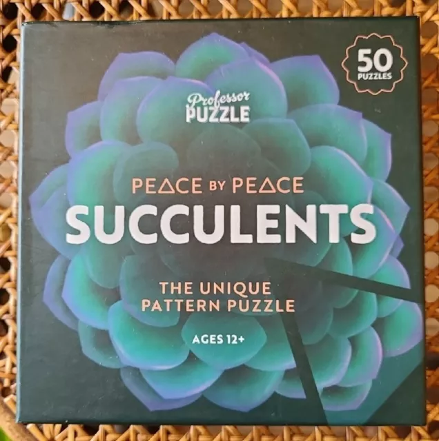 SUCCULENTS The unique pattern puzzle - Peace by Peace - Super jeu