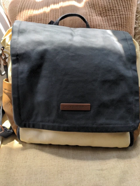 Petunia Pickle Bottom - Boxy Backpack Diaper Bag (Caramel/Black)