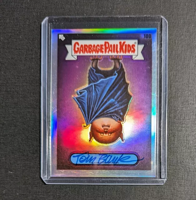 Garbage Pail Kids GPK Chrome Series 5 2022 #180 /50 Signed Tom Bunk