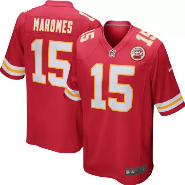 Men's NFL Patrick Mahomes #15 Kansas City Chiefs American Football Jerseys Red