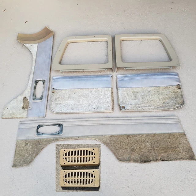 OEM 1981-1988 Chevrolet GMC Suburban Tan Lower Rear Quarter & Cargo Door Trim