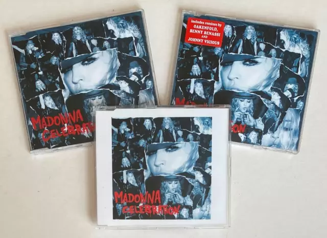 Madonna * Celebration * Uk Promo + 2 Cd Set * Htf! * Oakenfold Benassi Vicious