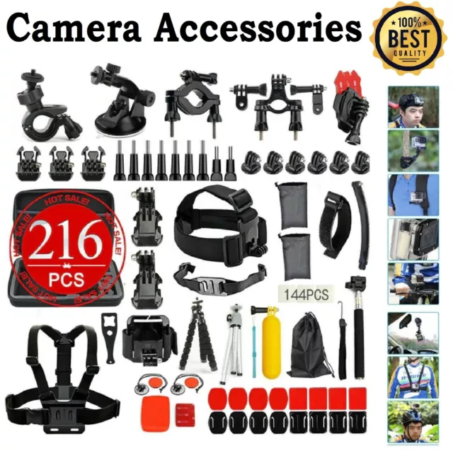 GoPro Accessories Action Camera Accessories Case Chest Head Mount Float Head Kit