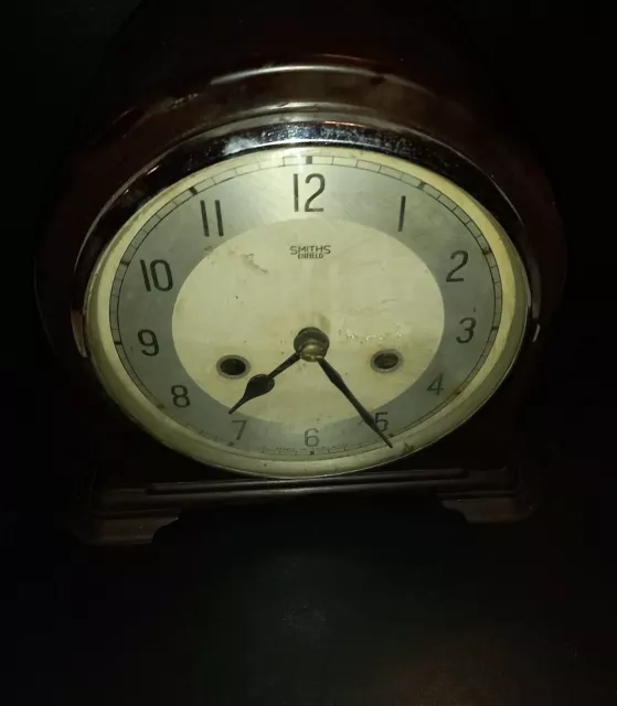 SMITHS ENFIELD BAKELITE MANTLE CLOCK Working