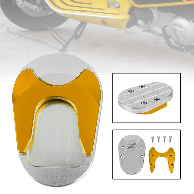 Kickstand Enlarge Plate Pad fit for Vespa GTS300 2013‑2020 Gold SA
