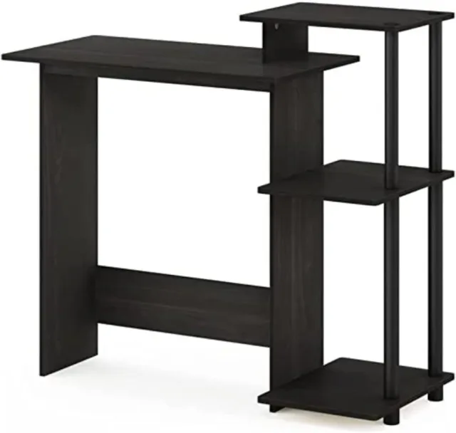 Small Student Desk Streaming Gaming Computer Shelf Storage Space Saving Table