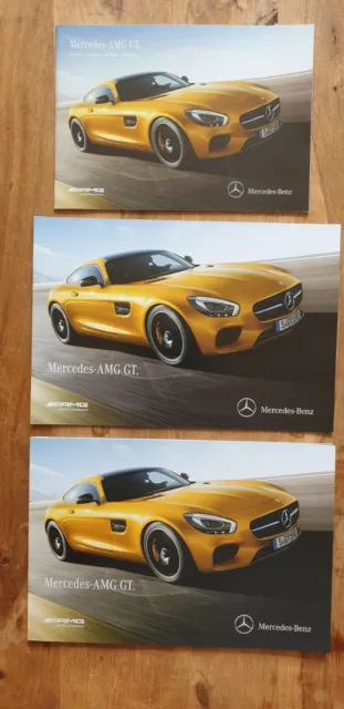 MERCEDES-AMG GT Coupe Prospekt-Konvolut mit  Preisliste von 2014/2015,Neu