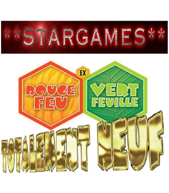 Pokemon Ex Rouge Feu Vert Feuille Neuve Rare/Reverse/Holo Francaises Mint