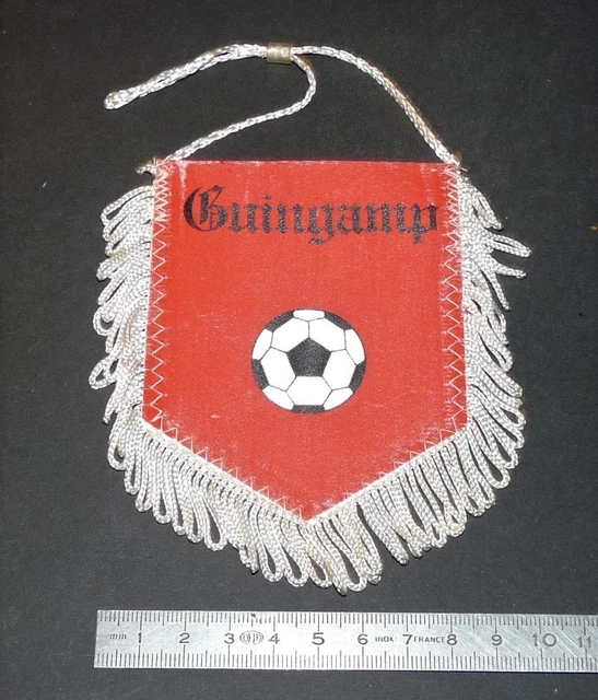 Fanion Vintage De Guingamp - Pennant Football Ancien - Collection Supporter Années 90