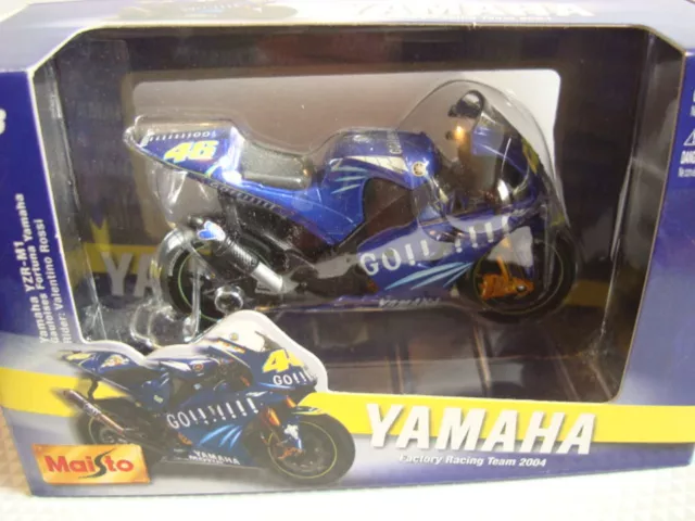 Valentino Rossi #46 Yamaha M 1 Go Motogp 2004 - 1:18 Maisto