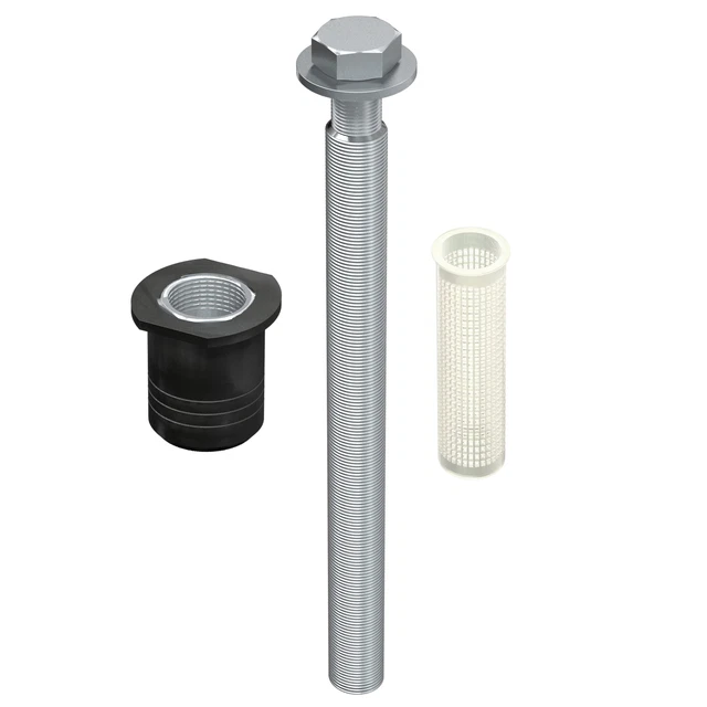 TOX Abstandsmontagesystem Thermo Proof Plus M16x300 Sechskantschrauben 2er-Pack