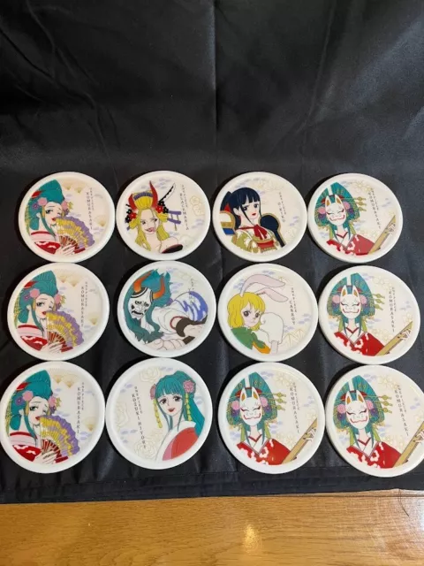 Ichiban Kuji One Piece Girl's Collection Ceramic Coaster 12set