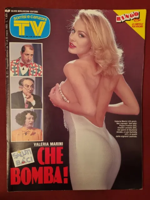 TV SORRISI E CANZONI n 11 1993 Valeria Marini