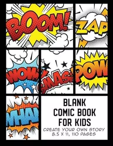 Blank Comic Book for Kids: Create Your Own Story, Comics & Graphic Novels: New