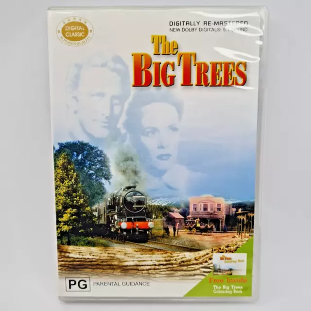The Big Trees (DVD, 1952) Region Free Kirk Douglas Eve Miller Lumberjack Western