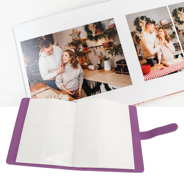 256 Pockets Photo Album Colorful PU Leather Photo Album High Transparency