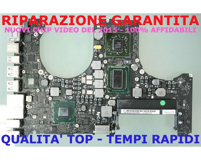 ✅ Riparazione Scheda Video Gpu Apple Macbook Pro 15 820-2915-A A1286 A1297 ✅