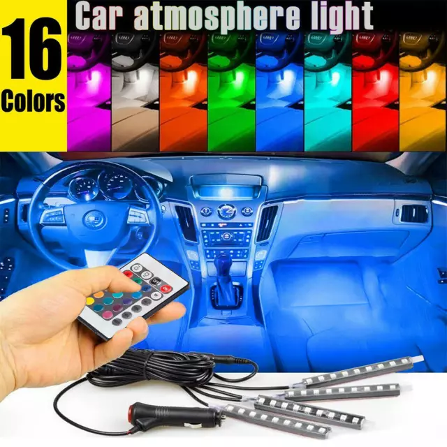 Parts Accessories RGB LED Lights Car Interior Floor Decor Atmosphere Strip Lamp
