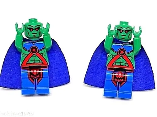 Handmade, LEGO® Martian Manhunter Super Hero Cufflinks, Gift Boxed!
