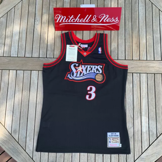 Mitchell Ness M&N Allen Iverson Authentic 76ers Sixers jersey