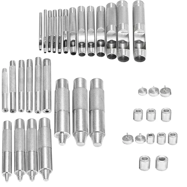 2mm-20mm Perforador de Ojales Herramienta Set para Cuero Manualidades Ropa Ojal