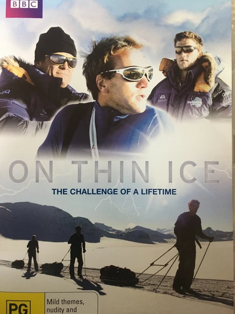 ON THIN ICE 2 x DVD Set BBC AS NEW! South Pole Cross Country Skiing