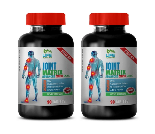 ANTI INFLAMMATORY HERBAL supplement JOINT MATRIX msm bulk 2 Bottles