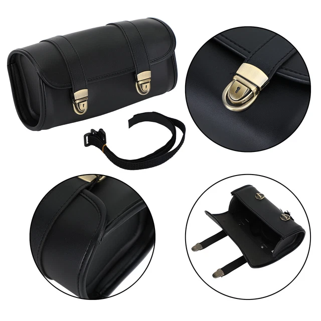 Moto Fourche Avant Outil Sac Pochette Bagages SaddleBag Universel E3