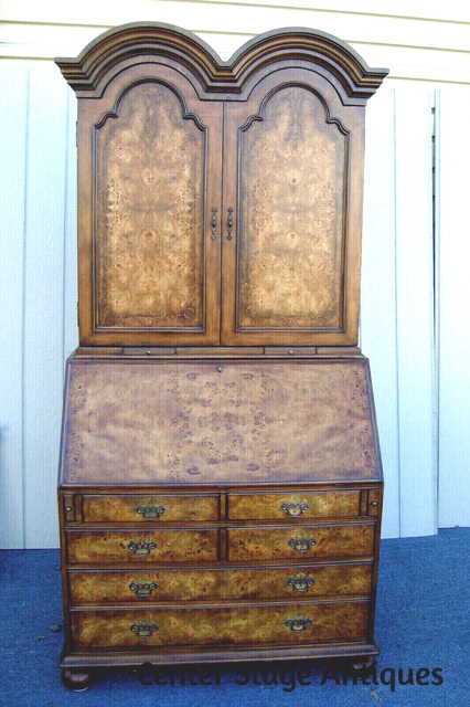 61715  Decorator Secretary Desk With Bookcase Top