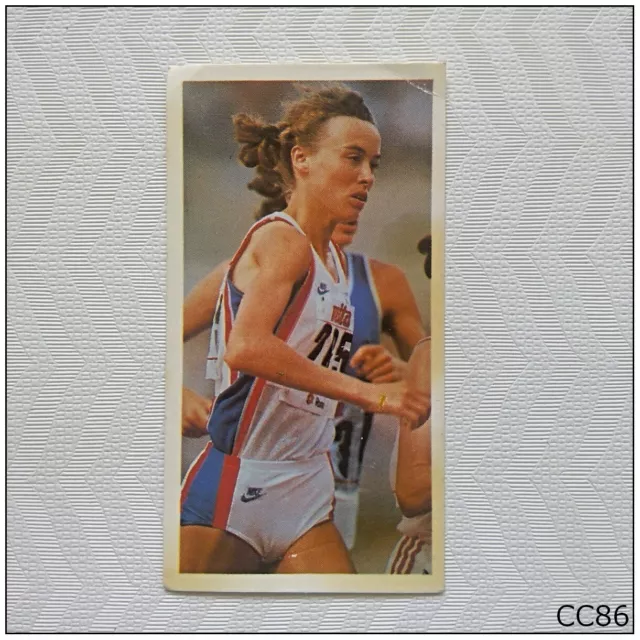 Brooke Bond Tea Card Olympic Challenge 1992 #40 Liz McColgan (CC86)