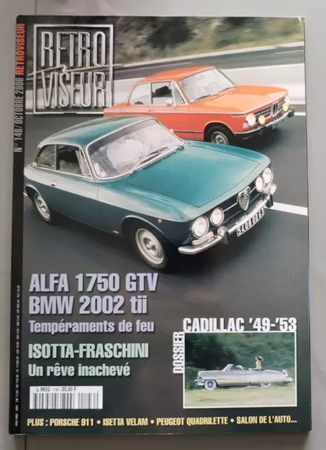 Retroviseur 146 - Magazine - Alfa 1750 Gtv Bmw 2002 Tii Isotta Fraschini