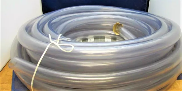 FDA Food Grade 1” x 50’ Clear Vinyl Soft Tubing  Parker Parflex® PVC HOSE