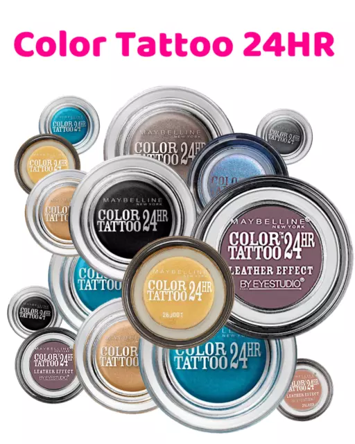 Maybelline Eye Studio Color Tattoo Eye shadow 24hr Gel | Choose your Shade |