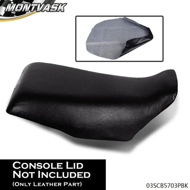 Fit For 88-00 Honda Fourtrax 300 Motorcycle Leather Seat Cover Protector Black