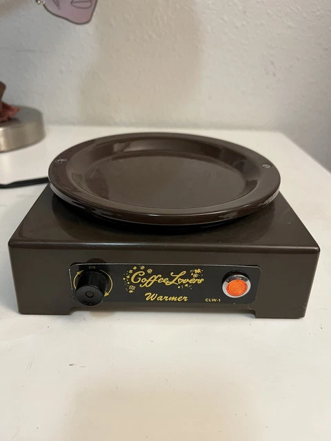 TESTED WORKING Vintage Cecilware 120V Coffee Lovers Pot Plate Warmer CLW-1