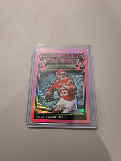 2021 Patrick Mahomes SP Optic Contenders Winning Ticket #WT-PMA Chiefs /75