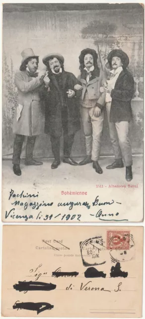 Boheme - Bohemienne - Ediz. Alterocca Terni - Viagg. 1902 -97979-