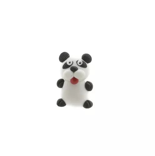 Mini Panda Figura Pasta Polímero Hecho Manual Peterandclo 7270