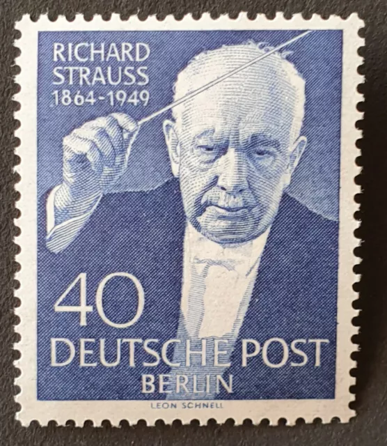 Berlin MiNr. 124 Richard Strauss postfrisch und tadellos (A45)