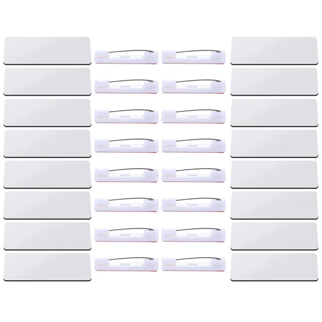16 Pcs Leere Namensschilder Namensschild-Rohlinge Geschenke LED