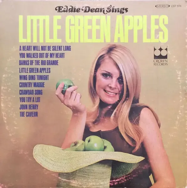 Eddie Dean Little Green Apples STILL SEALED NEW OVP Crown Vinyl LP