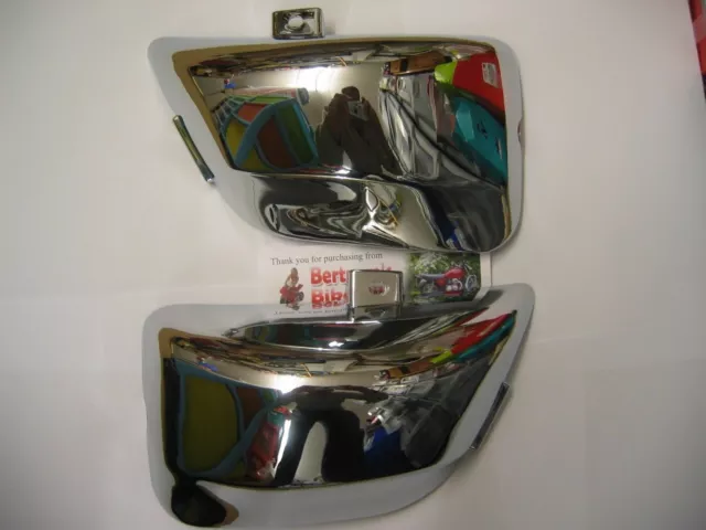 Yamaha Virago Xv 535  Xv535  Chrome Side Panels Panel Cover Covers New